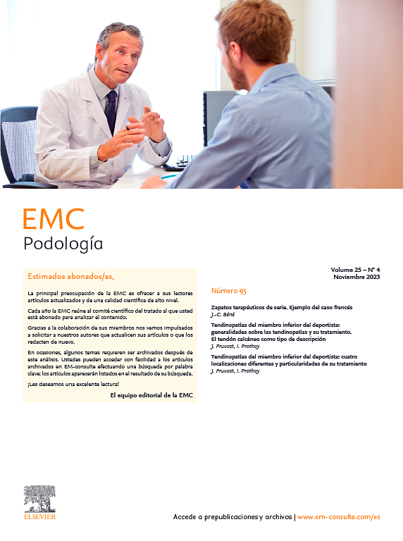 Go to journal home page - EMC - Podología